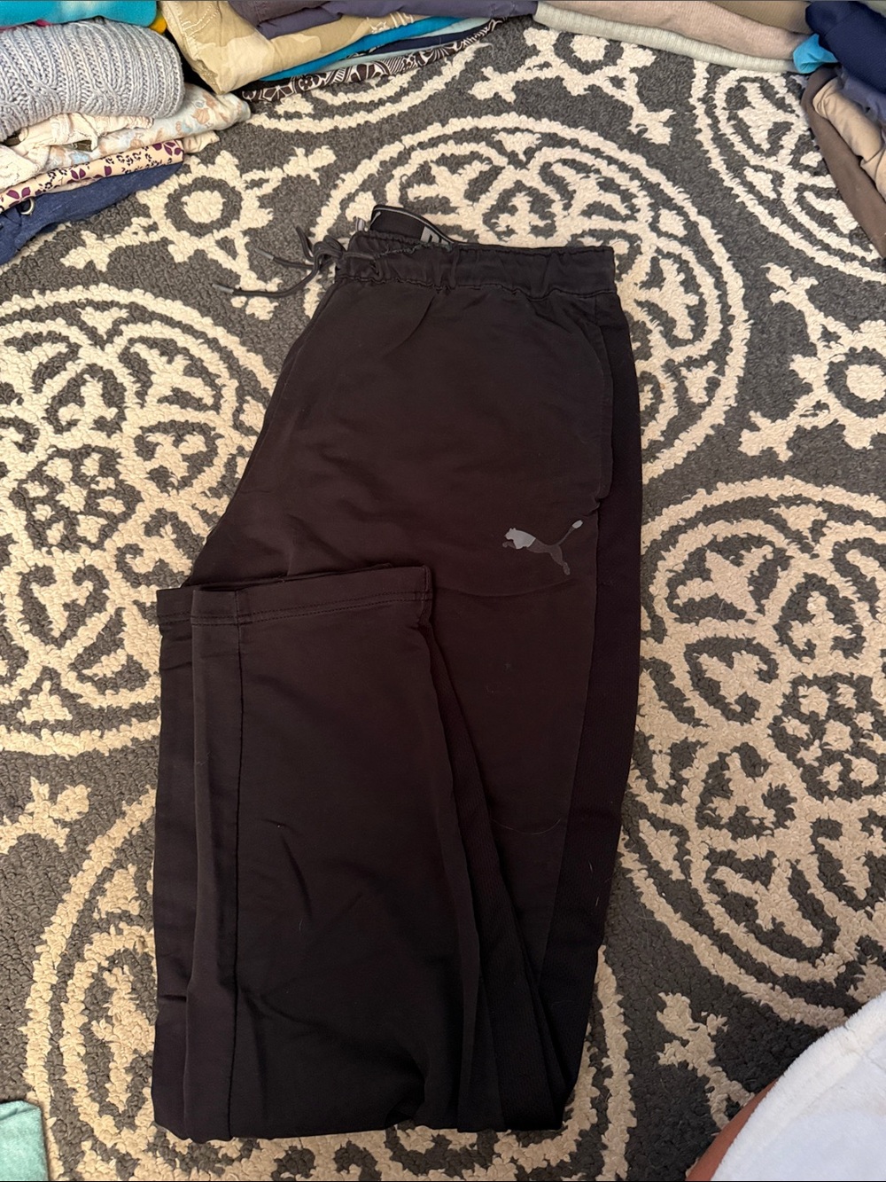 Puma Black Men's Jogger Sweatpants